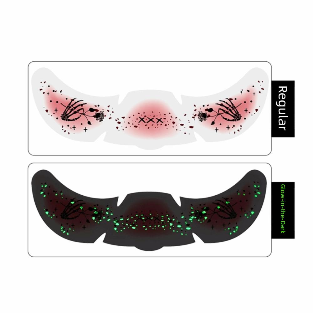 Water Transfer Printing Face Sticker Freckles Simulated Halloween Makeup Sticker  Stage Prop