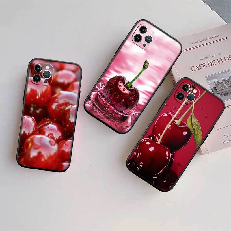 Cherry summer fruit Case for Samsung M55 M35 M15 A02 A05S A05 A06 A15 A12 A13 A10 A16 A20 A22 A24 A25 A30 A31 A32 A33 A35 A42 A50