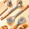 Silicone Spatula Cooking Spoon Heatproof Kitchen Tool With Comfortable Grip Perfect For Sauteing Baking And Serving