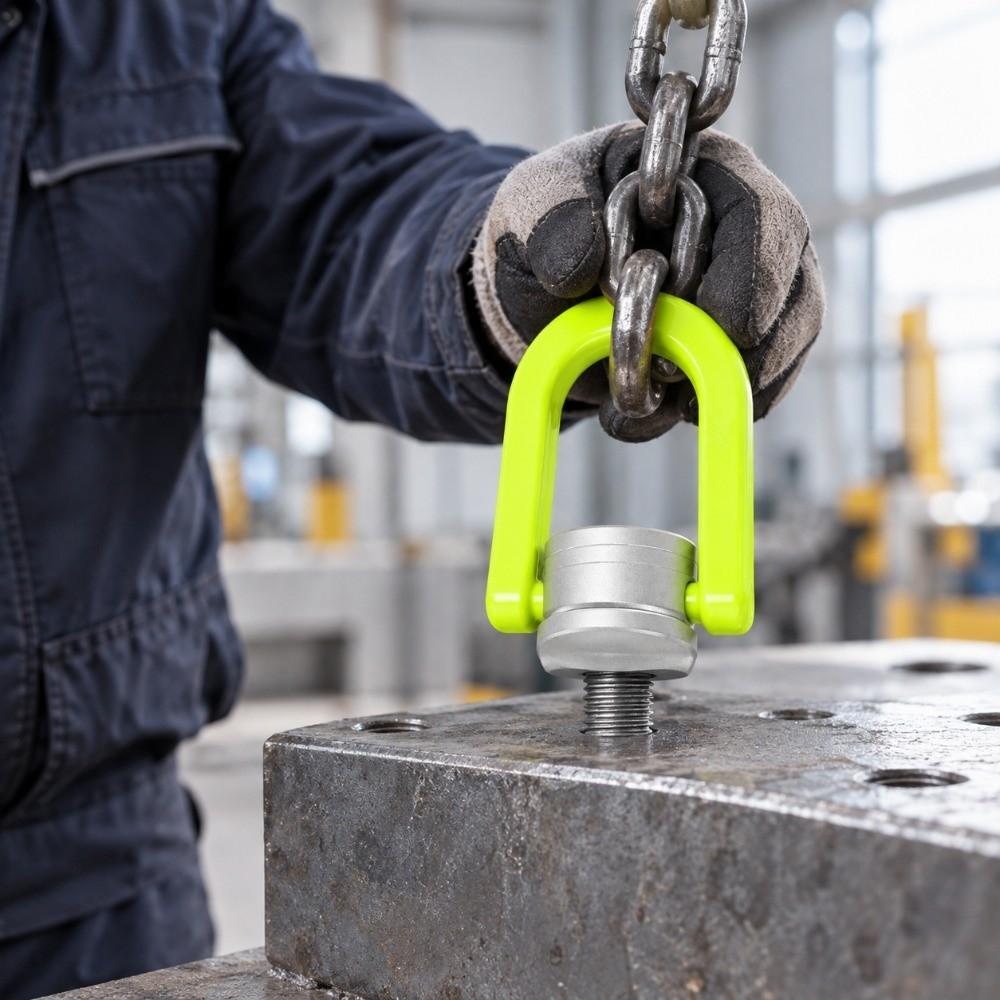 1pcs 360 Degree Rotation Rotating Eye Bolt Heavy Duty Lifting Bolt For Construction