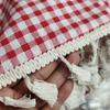 Modern Simple Tablecloth Cotton Lattice Tassel Home Dining Table Coffee Cover