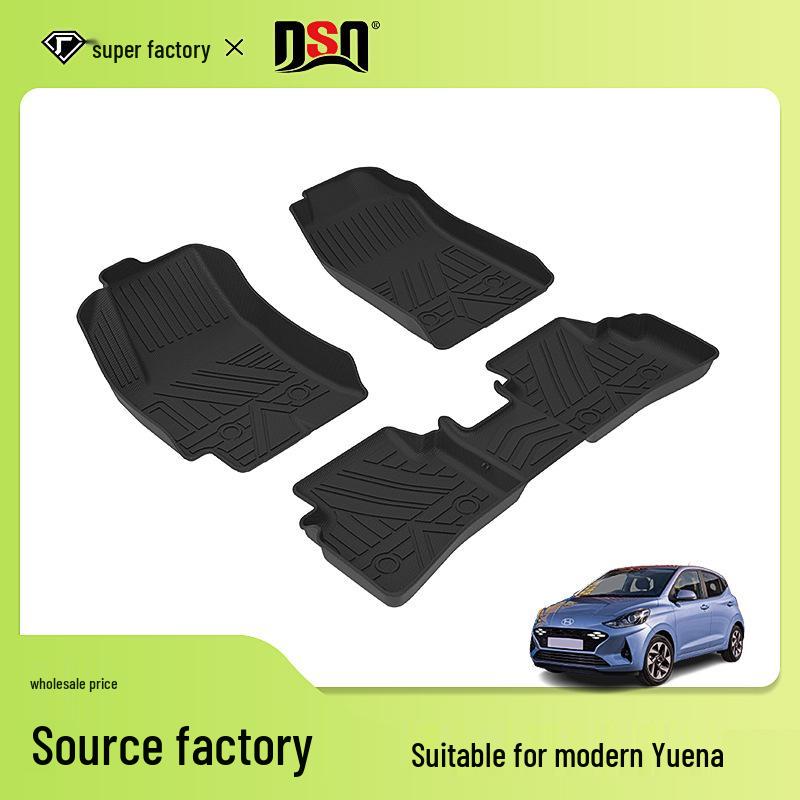 Hyundai Elantra, Sonata, Verna, Mistra TPE Wear-Resistant Car Floor Mats