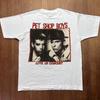 Pet Shop Boys En Concierto Camiseta Blanca Algodón Todas las Tallas Camiseta Unisex