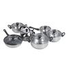 Kitchen Cookware Set Stainless Steel Pots Pans Set Includes Saucepan Stock Pot Non Stick Frying Pan