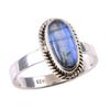 Natural Kyanite Gemstone Handmade 925 Solid Sterling Silver Gift Ring S.8 B1f23