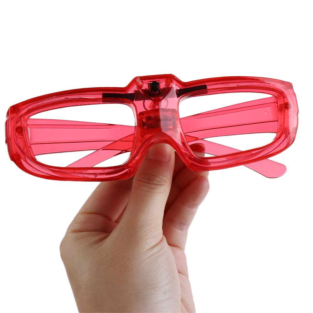 Party Concert Props Flashing Glasses Shutter Shades Glasses Glow Sticks Glasses Luminous Glasses