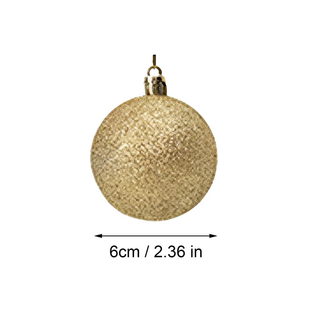 Christmas Ornaments Balls 2.36inch Shatterproof Globes 12 Pieces Christmas Ornaments Set for Home Dance Party Wedding Yard