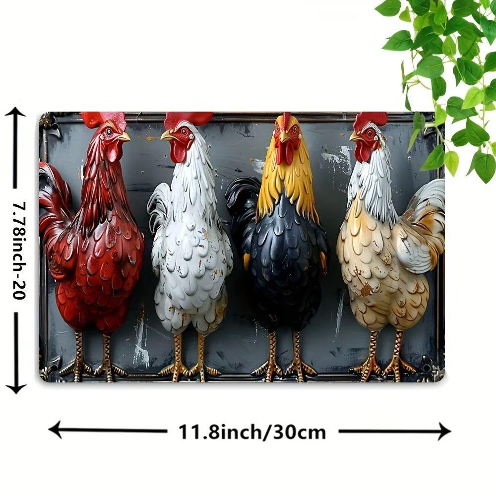 Tin Sign Wall Art Retro Metal Painting Home Decor 20x30cm
