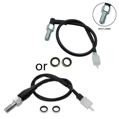 Hollow Bolt Hydraulic Brake Switch Universal Motorcycle Hydraulic Brake Pressure Rear Light Switch for Motorcycle Scoote