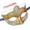 Unisex Masquerade Mask Half Face Mask Halloween Party Mask Hand Painted Masquerade Eye Mask For Men Women Cosplay