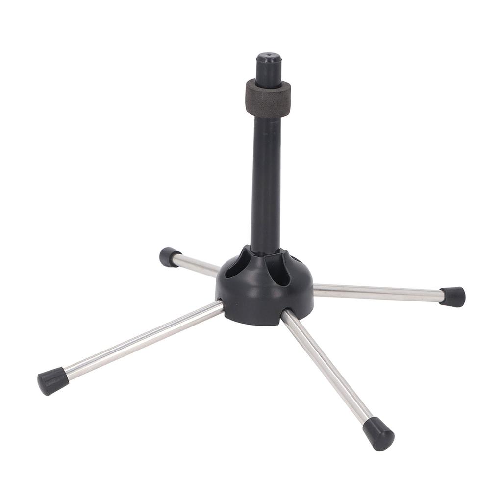 Clarinet Stand Foldable 4 Leg Stable Support Anti Slip Clarinet Stand Holder for Oboe Flute Wind Instrument