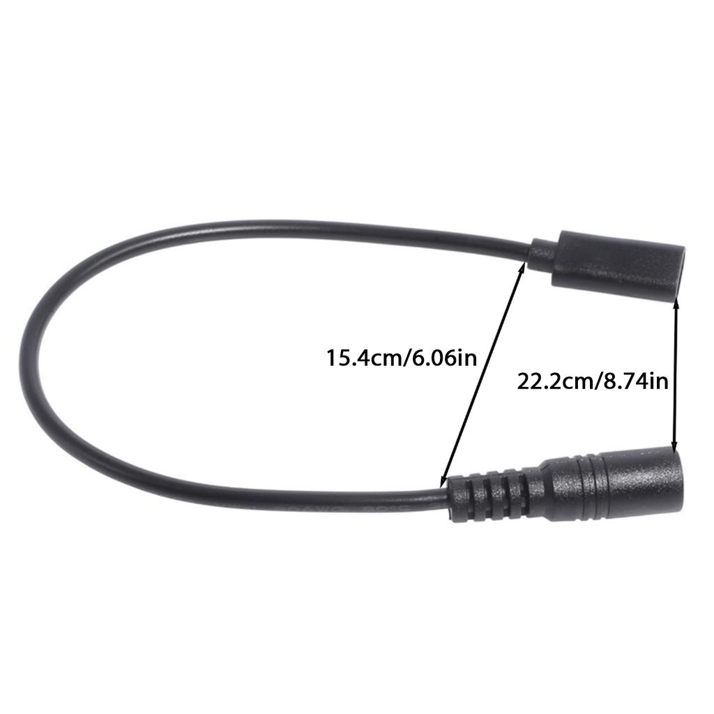 DC 5521 zu Typ-C-Stecker 5,5x2,1mm zu USB Typ-C Konverter Netzkabel Unterstützt 5V3A