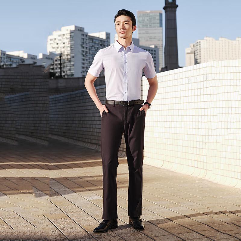 YOUNGOR Men s Business Cool-Touch Short Sleeve Shirt 41