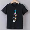 Astronaut Planet Print Tshirt Unisex Unisex Summer Fashion Casual Oneck Colorful Short Sleeve Tops