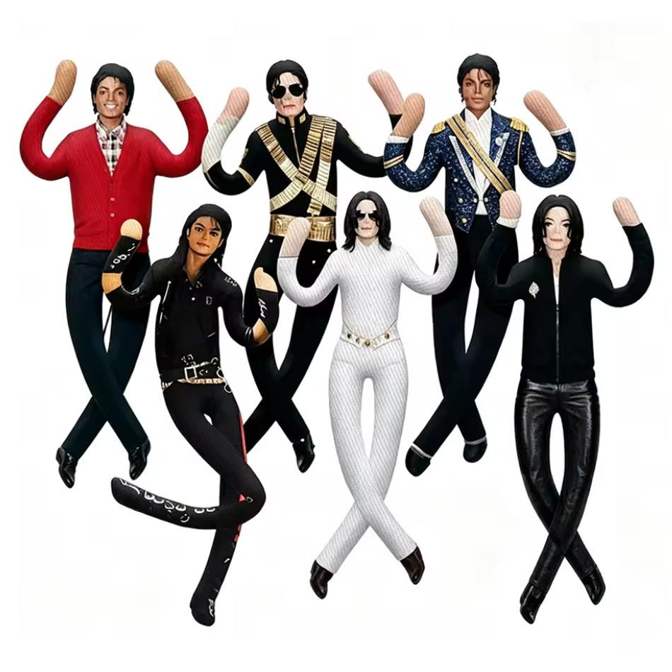 Poupée Peluche Articulée Michael Jackson Peluche Douce Décoration Figure Collection Ventilateur Cadeau Stock Prêt 28cm