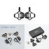 Alloy Bicycle Pedals With Locking Mechanism For Road Cycling And Commuting Use