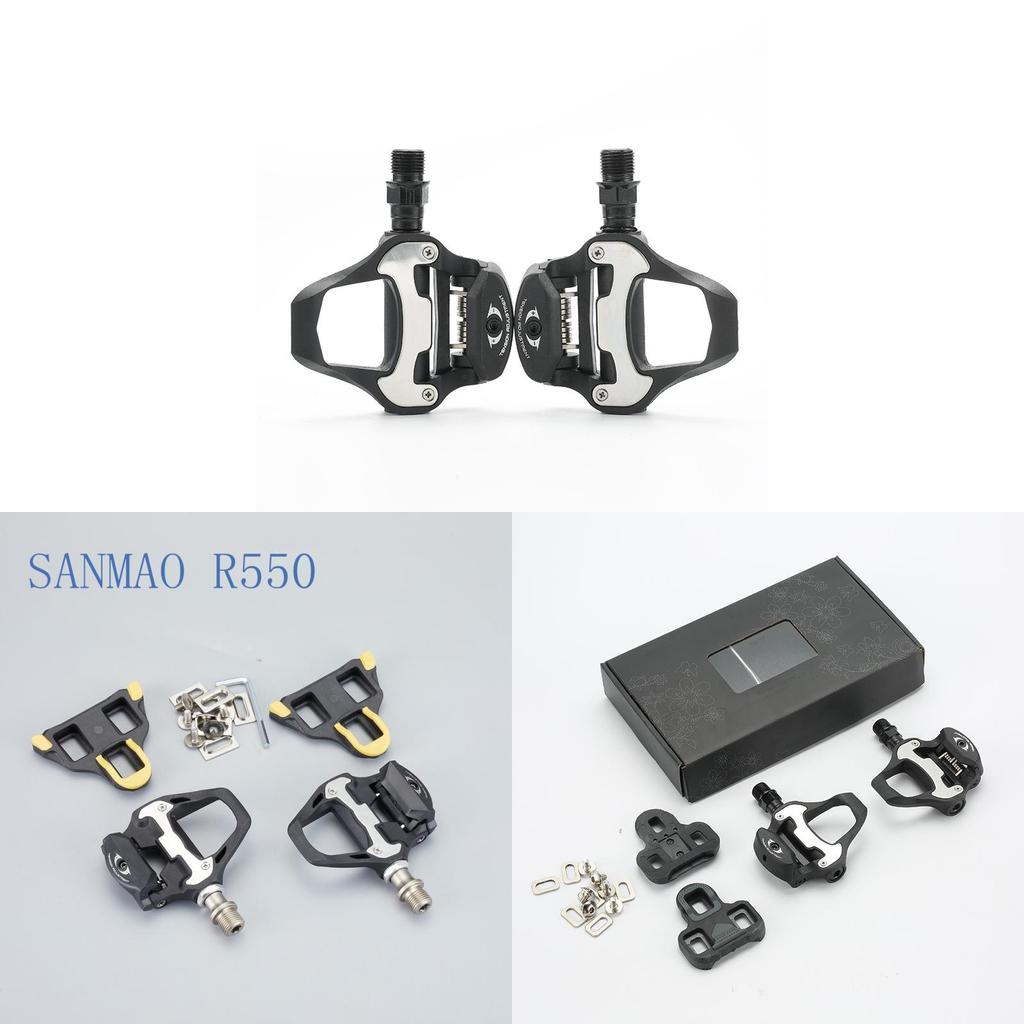 Alloy Bicycle Pedals With Locking Mechanism For Road Cycling And Commuting Use
