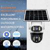 V380 Outdoor Home Garden Monitoring Dual Lens Full Color Night Vision 4G/Wifi Remote Solar Camera