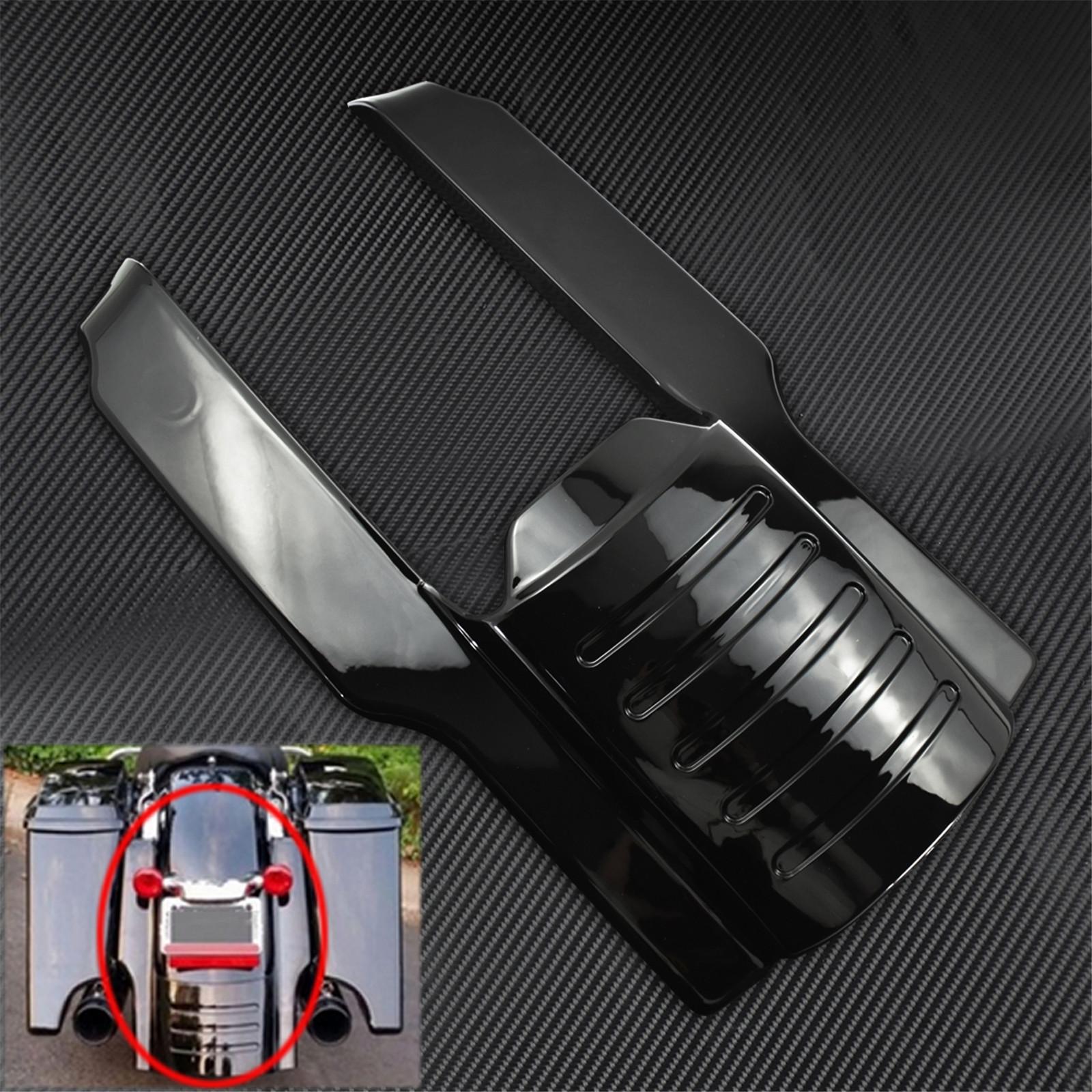 Motorcycle Black Stretched Rear Fender Extension For Harley Touring Street Glide Electra Glide Road King FLHR 1996-2008 Rear Fender
