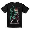 Anime Demon Slayer Kimetsu No Yaiba Primitive Tanjiro Black TShirt