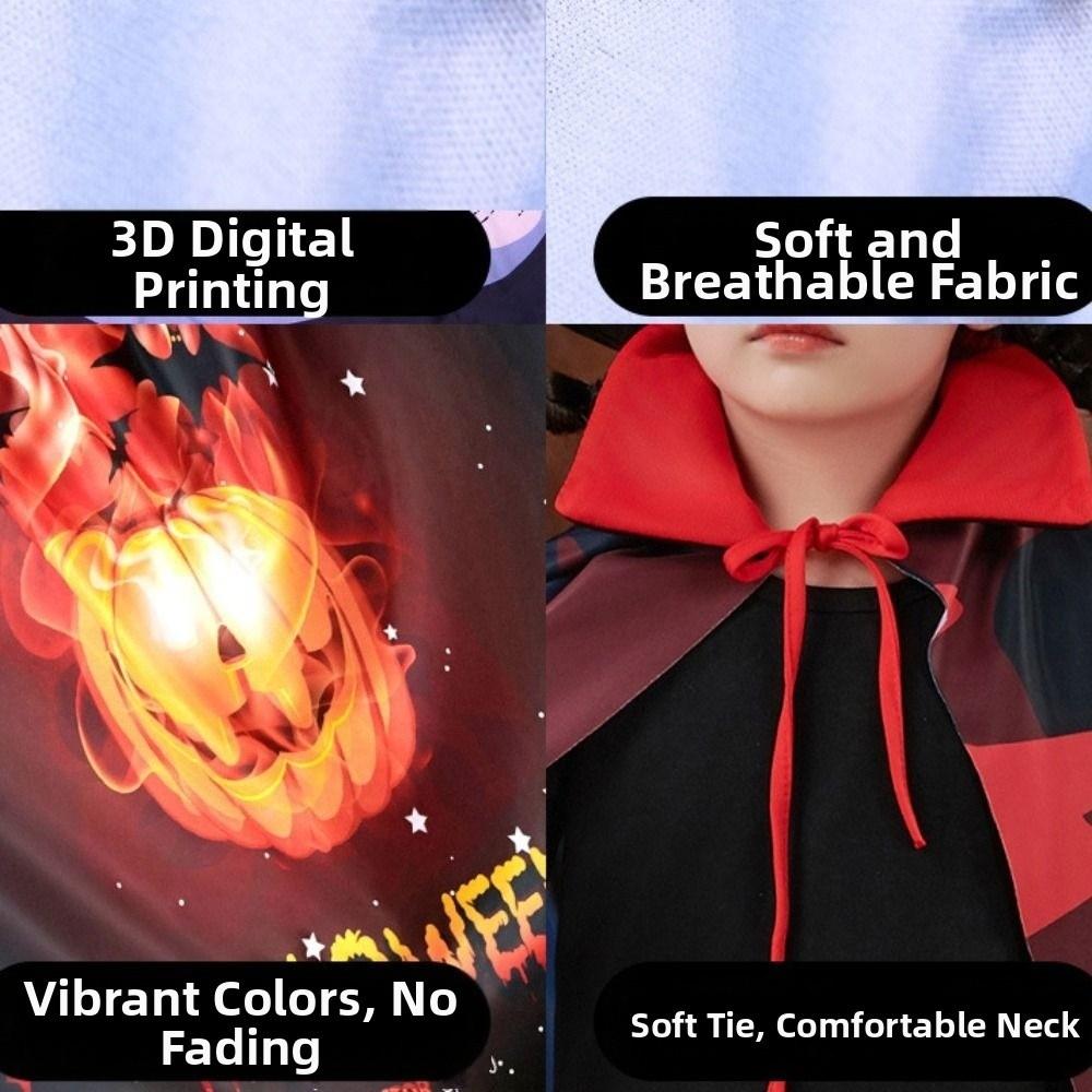 Mystical Cosplay Costume Set Fantasy Magician Cloak Funny Halloween Cloak  Children