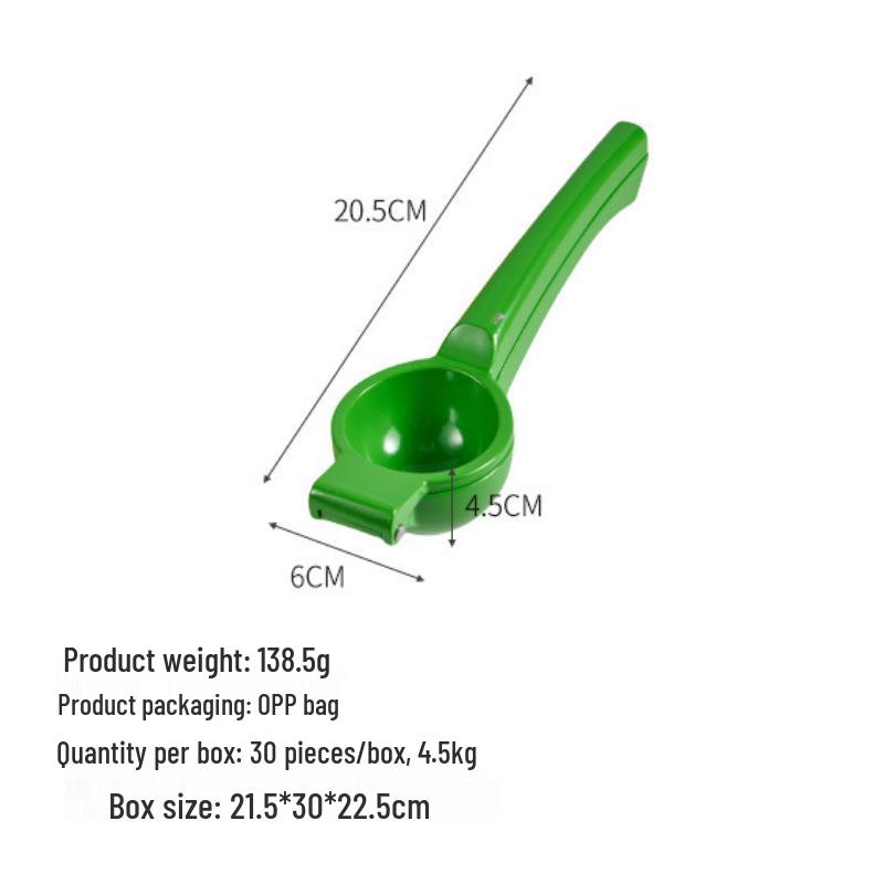 

Aluminum Alloy Portable Manual Fruit Juicer - Compact Lemon Orange Squeezer for Home Kitchen