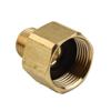 Leak proof Hose Adapter Golden 3cm 1.18inch For Pressure Brass Connector