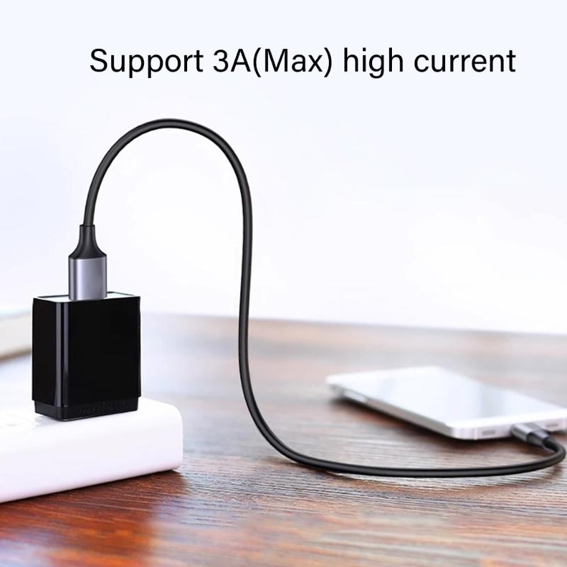 USB To TypeC Cable 10Gbps Fast Charging Support 60W Power Delivery and Data Transfer Travel USB A To C Cord