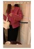 Twisted Knit Cardigan: Thickened Milk Fur Sweater Coat for Women, Autumn Winter 2022