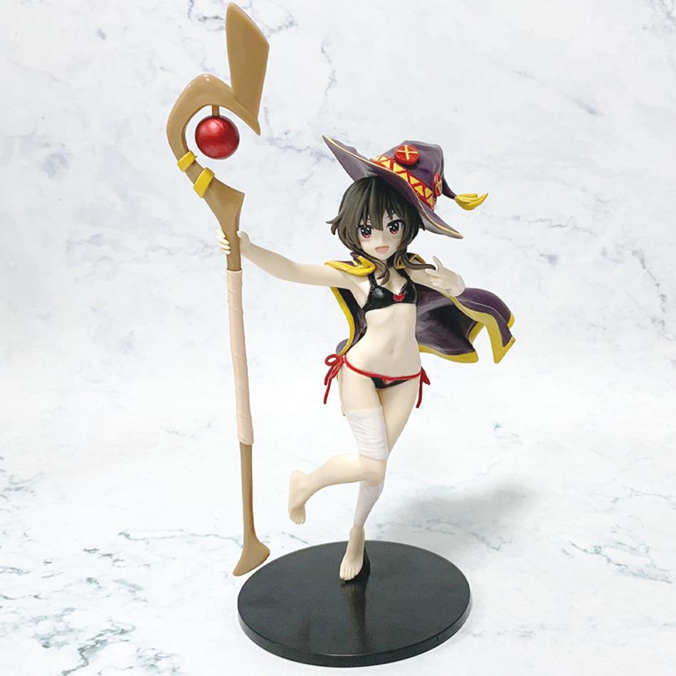 23CM Figure KonoSuba God's Blessing On This Wonderful World Anime Figure Megumin Figures Cute Statue Collectible Model Toys Gift