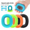 Silicone Grip Square Bump Acupressure Massage Decompression Wrist Strength Training Sports Fitness Ring