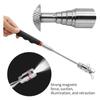 Adjustable Long Pen Telescopic Magnet Stick with LED Light Magnet Grip Magnetic Pick-Up Tools