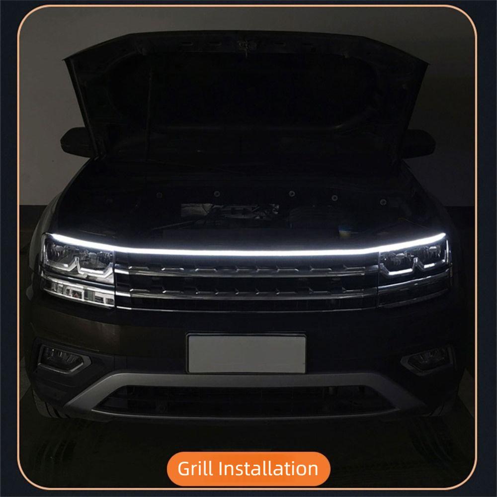 12V Engine Hood Guide Light Waterproof Car Running Light Ambient Lamp