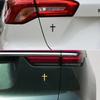 Car 3D Metal Sticker Christian Cross Auto Body Emblem Badge Decal Car Accessories