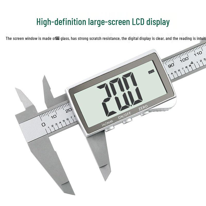 Digital Vernier Caliper - Jewelry & Antiques Measuring Tool, 0-150mm Range with Large Screen Display