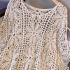 2024 New Summer Women Lace Fashion Tops Sleeveless Casual Loose Tees Basic Bat T-Shirt by Dimanaf