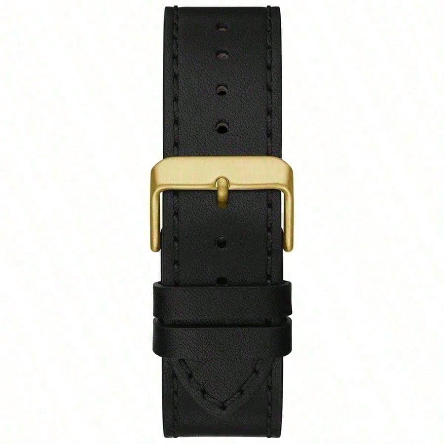 Guess Watches For Men Continental Multifunction Three-eyed Dial Brown/Black/Khaki Leather Strap Watch For Men Gift For Men GW0262G2