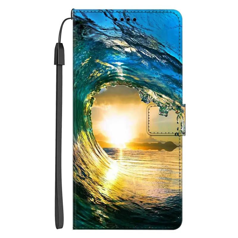 Flip Case For Honor X6c Cover Leather Book Shell For Honor X6b Cases Wallet Printed Stand Case For Honor X6a Painting Cover X6C