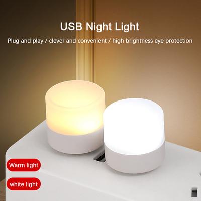 Lampa USB Plug Mini Night Light Počítač Mobilní napájení Nabíjení Malá kniha Lampy Led Ochrana očí Čtvercové světlo na čtení