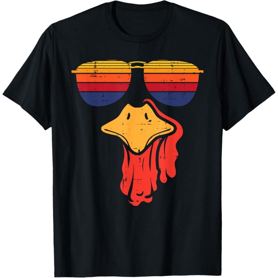 Thanksgiving Turkey Face Sunglasses Vintage Men Women Kids T-Shirt XXXXXL разноцветный