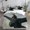 Cartoon Train Your Dragon Bedding Sets Exquisite Bed Supplies Set Toothless Duvet Cover Bed Comforter Set Bedding Birthday Gift