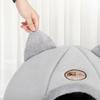 Cat Pet Dog Warm House Cave Beds for Indoor Cats Cozy Wool Igloo Nest Kennel M/L/XL