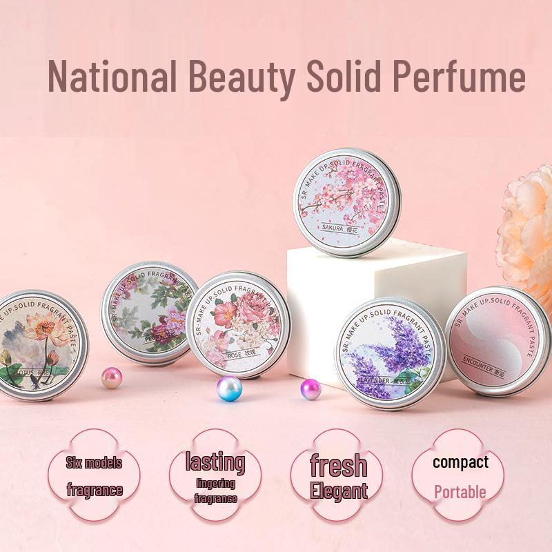 Унисекс стойкие твердые духи - Натуральные, портативные и стильные Jasmine Scented