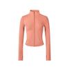 Women's Spring Yoga Jacket - Windproof Stand Collar, Slim Fit Zipper Cardigan for Running and Cycling.