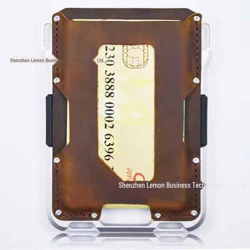 Metal RFID Card Holder - Anti-Theft Aluminum Alloy Wallet for Credit and Bank Cards