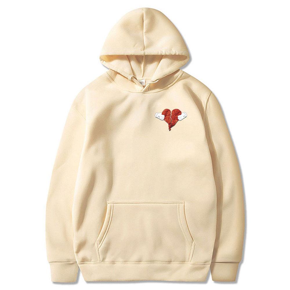 Kanye West Heartbreak Hoodies Hip Hop Vintage Men Women High Quality Long Sleeve Sweatshirts Casual Vintage Hoody Streetwear Y2K