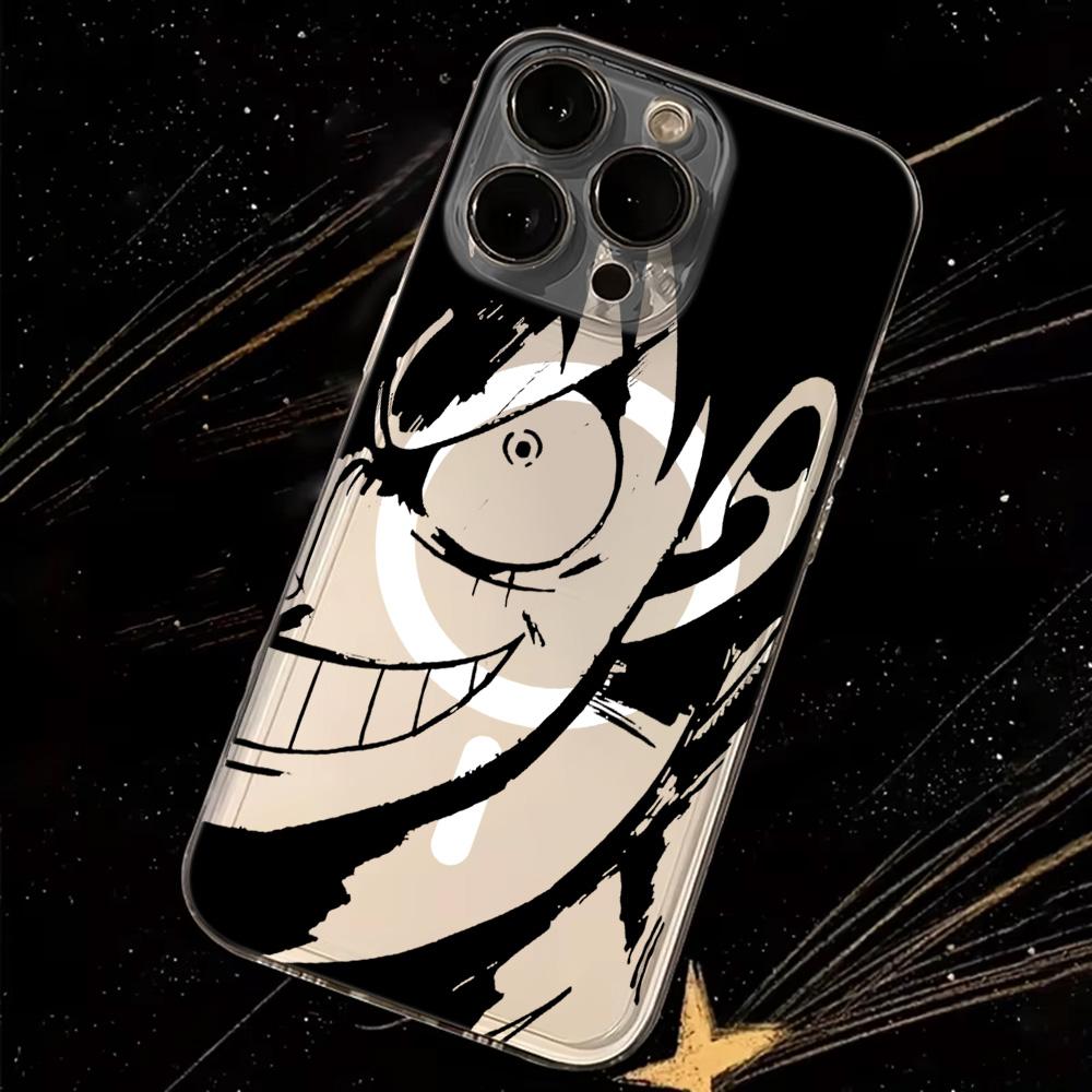 

Anime Ones Pieces Luffys Magnetic Phone Case for Samsung Galaxy S25 S24 S23 S22 S21 S20 FE Edge Plus Ultra 5G Soft Clear TPU Samsung Note10