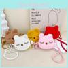 Adorable Mini Plush Cat Crossbody Bag For Kids Fashionable Cute Accessory For Daily Use