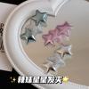 Spice Girl Sweet Cool Star Hairpin Niche Side Clip Millennium Pentagram Hairpin Fashion Girl Personality Bangs Clip Hair Accessories