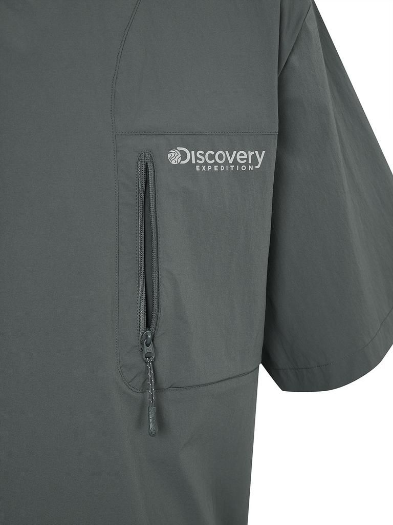 DISCOVERY EXPEDITION Freshvent Fulton Training Pocket Point T-Shirt (D/Grey)